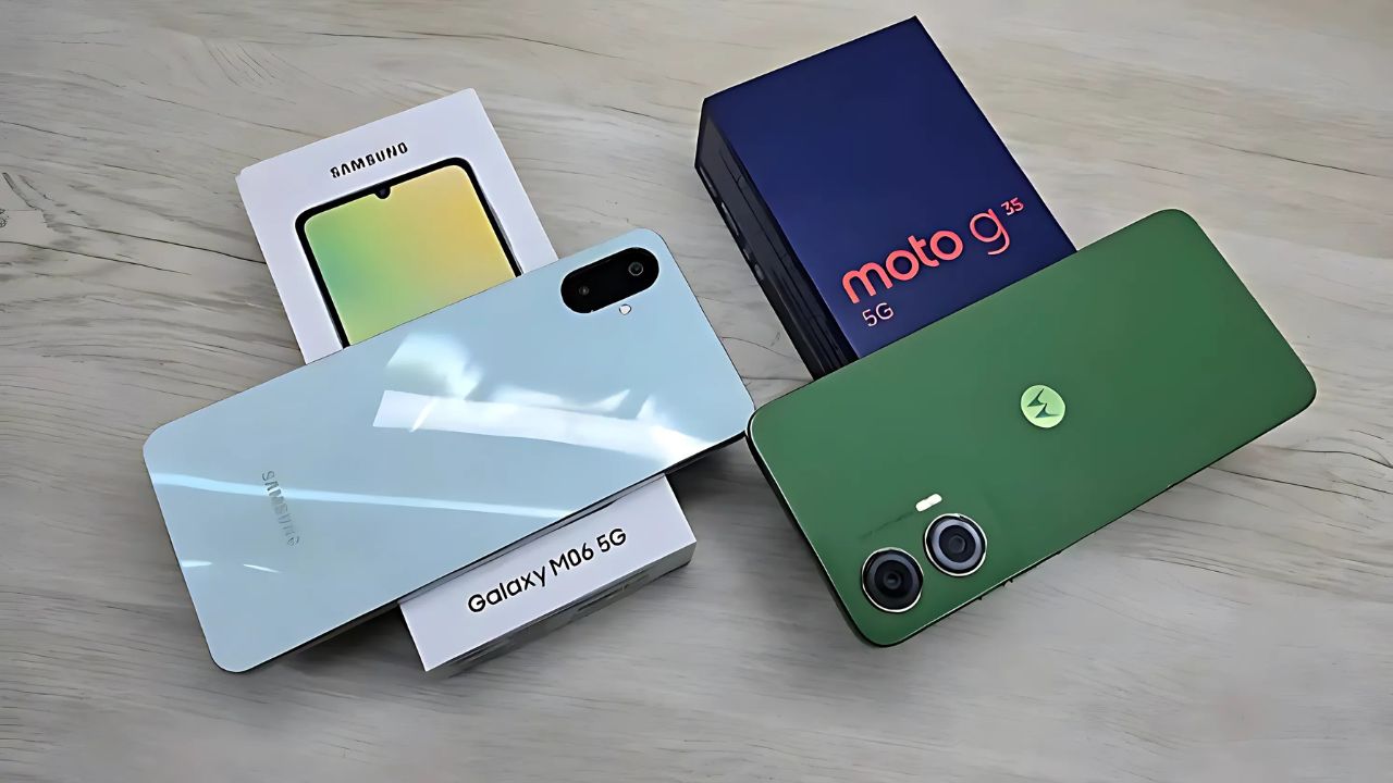 Galaxy M06 5G vs Moto G35 5G: कौन सा फोन बेहतर है?